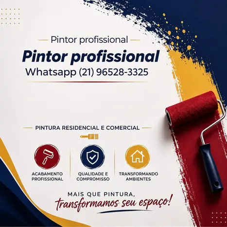 Profissional realizando serviço de pintura residencial em São Cristóvão em São Cristóvão, Rio de Janeiro