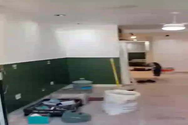 Pintura comercial em escritório realizada por Carlos Maurício em Copacabana, Rio de Janeiro